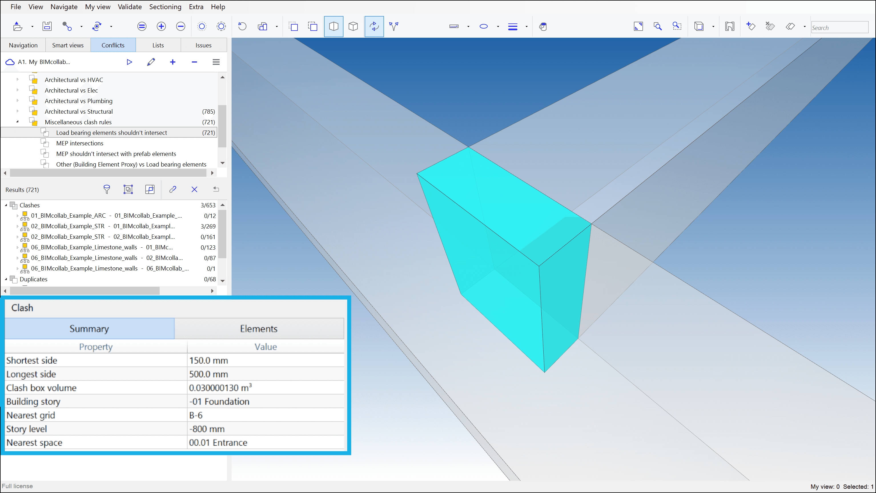 BIM Collab Interface showing Issue Markup